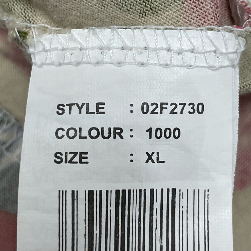 Multicolor Print Patchwork A-line Midi Skirt Size… - image 11